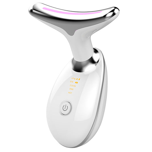 LED neck device EMS neck lift tightening collagen skin tool
